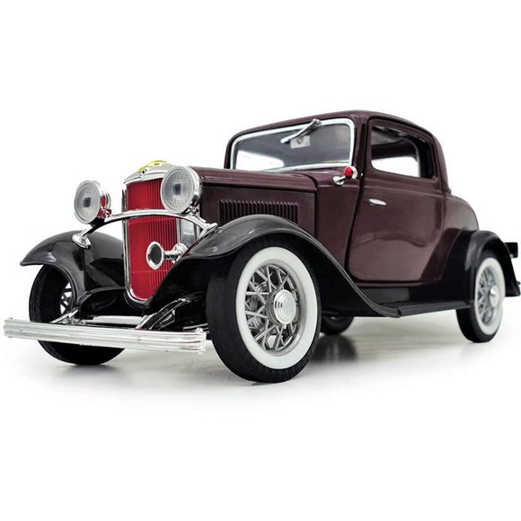 Auto de colección a escala 1/18 Road Signature Ford 3-Window Coupe 1932