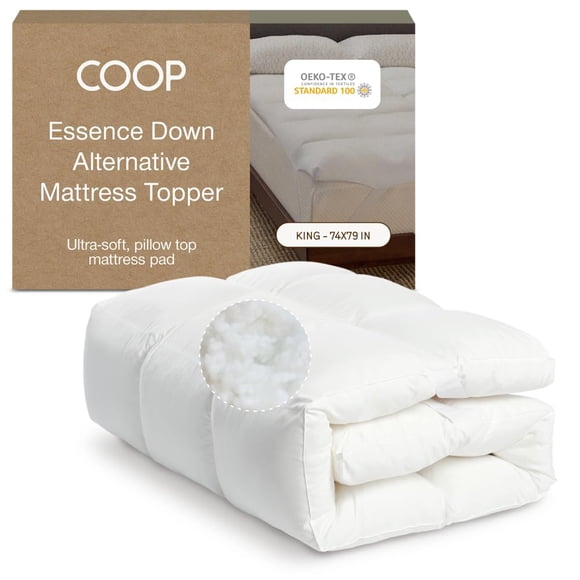 Cubrecolchón Coop Home Goods Essence Down Alt King de 5 cm