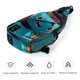 thumbnail image 5 of Mojo Swoptops Riñonera Bandolera con Estampado Integral para Hombres y Mujeres, Bolso Cruzado Gráfico de Tendencia, Mochila de Hombro Streetwear para Ciclismo y Deportes, Riñonera Versátil Casual, 5 of 6