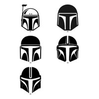 Rienda Libre - Sticker Star Wars The Mandalorian Auto Camioneta Tuning