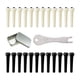 thumbnail image 2 of 24 Clavijas de Cuerda para Puente de Guitarra Acústica, Portátiles, Ligeras con Extractor de Pasadores de Puente, Clavijas de Guitarra para Guitarra a, 2 of 5
