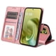 thumbnail image 4 of Funda Billetera para Motorola Moto G86 con Porta Tarjetas y Soporte Ajustable Rosa, 4 of 6