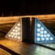 thumbnail image 2 of 2pcs Solar Step Lights LED Solar Stair Lights Outdoor Waterproof Solar Step Lights For Hallway Path Doorway Garage Doorway, White, 2 of 4