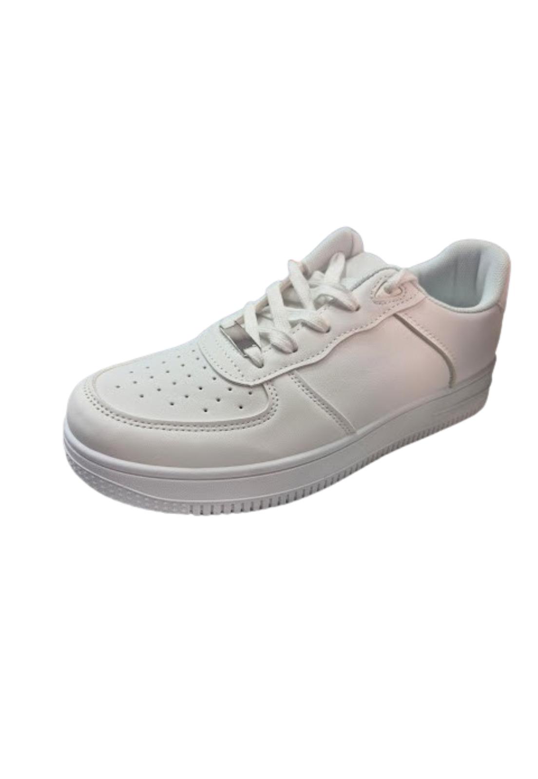 Vinnys Outlet - Zapatilla Deportiva Escolar Hombre Blanco