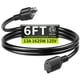 thumbnail image 1 of Cable de extensión Seeklyze 16/3, 6 pies, negro, 13 A, 125 V, 1625 W, para interiores, 1 of 7