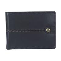 Billetera De Cuero Gino Rodinis Burano 1181 Azul