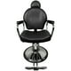 thumbnail image 2 of Sillon Barbero Silla Barberia Barbero Hidraulico Negro, 2 of 5