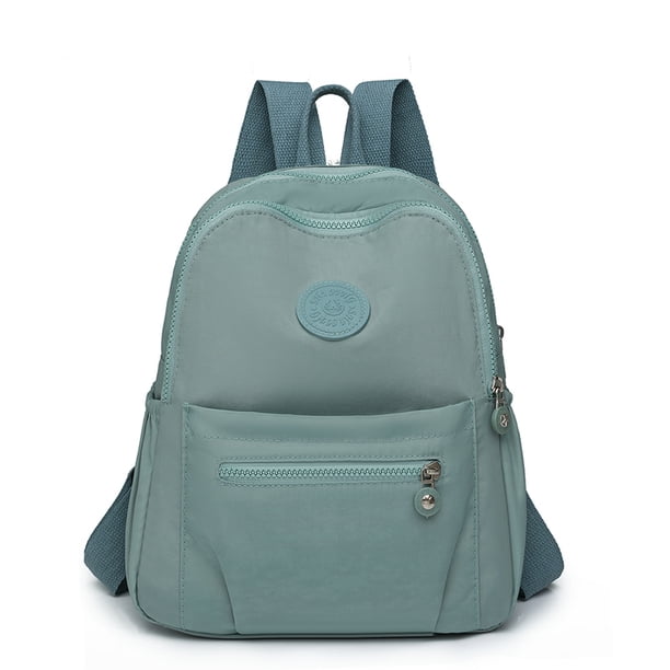 2024 Travel Solid Color Backpack Women‘s Mochila Feminia School Bags for Girls Anti-theft Back Packs Casual Waterproof Rucksack