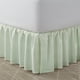 thumbnail image 3 of Falda Para Cama Individual Home De Algodón Verde Con Volantes, 3 of 5