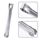 thumbnail image 3 of Pinzas de acero inoxidable para hielo, pinzas para servir cubitos de hielo con dientes, 3 of 5