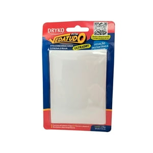 Dryko Impermeabilizantes - Parche Sellador Drykofita Vedatudo Ultradry Blanco 10Cm X 7,5Cm