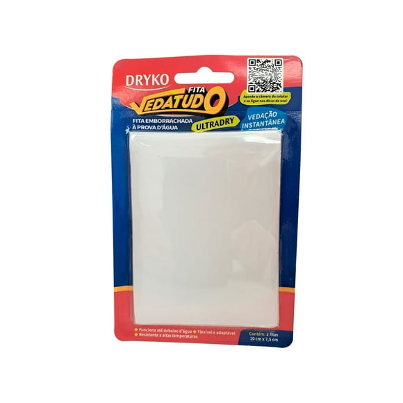 Parche sellador Drykofita Vedatudo Ultradry Blanco 10cm X 7,5cm