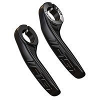 Ioensy - Extremos De Manillar De Bicicleta De Montaña 22,2 Mm Empuñadura De Mano Para Bicicleta Plegable Bicicleta De Carretera Bmx Negro