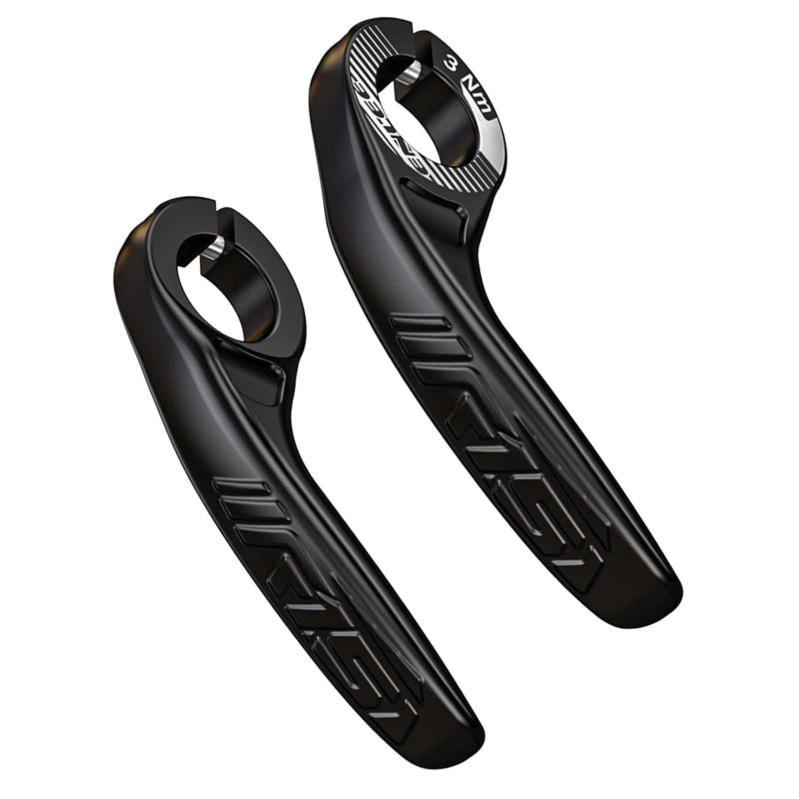 Ioensy - Extremos De Manillar De Bicicleta De Montaña 22,2 Mm Empuñadura De Mano Para Bicicleta Plegable Bicicleta De Carretera Bmx Negro