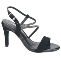 Sandalia Via Marte Mujer 23-17703 Preto Casual