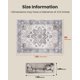 thumbnail image 2 of Alfombra AMADA HOMEFURNISHING 274 × 366 cm Lavable estilo Boho, 2 of 8
