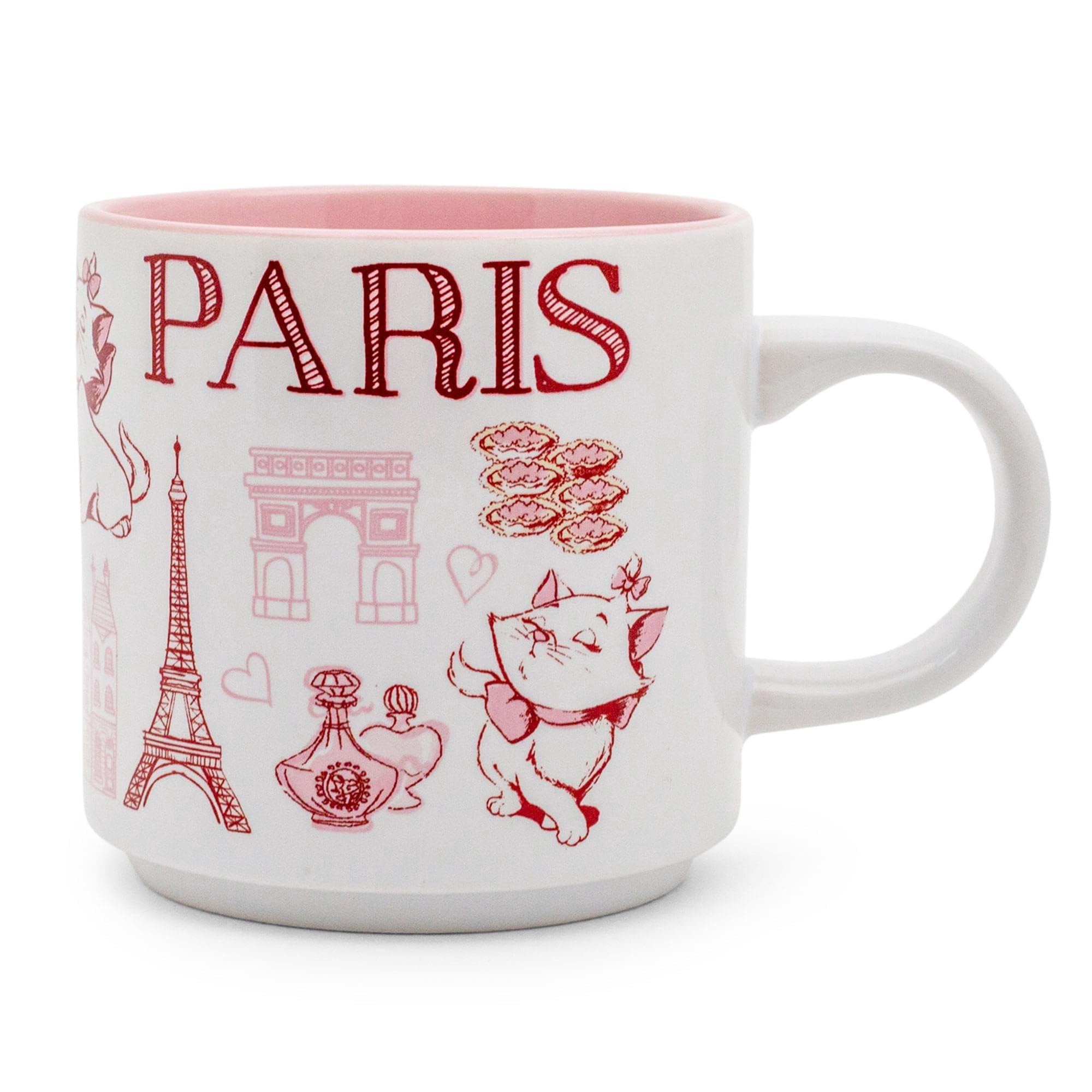Silver Buffalo - Taza De Café Disney The Aristocats Marie Pink, 380 Ml, Cerámica