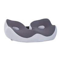 Magideal - Cojín De Asiento De Donut Transpirable Que La Presión Del Coxis Soporte De Cadera Cojín De Coxis Para Coche De Oficina Postnatal , Gris