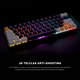 thumbnail image 3 of Teclado Gamer Mecánico Fantech Mk874V2 Atom63 Mizu Skyblue Switch Blue, 3 of 5