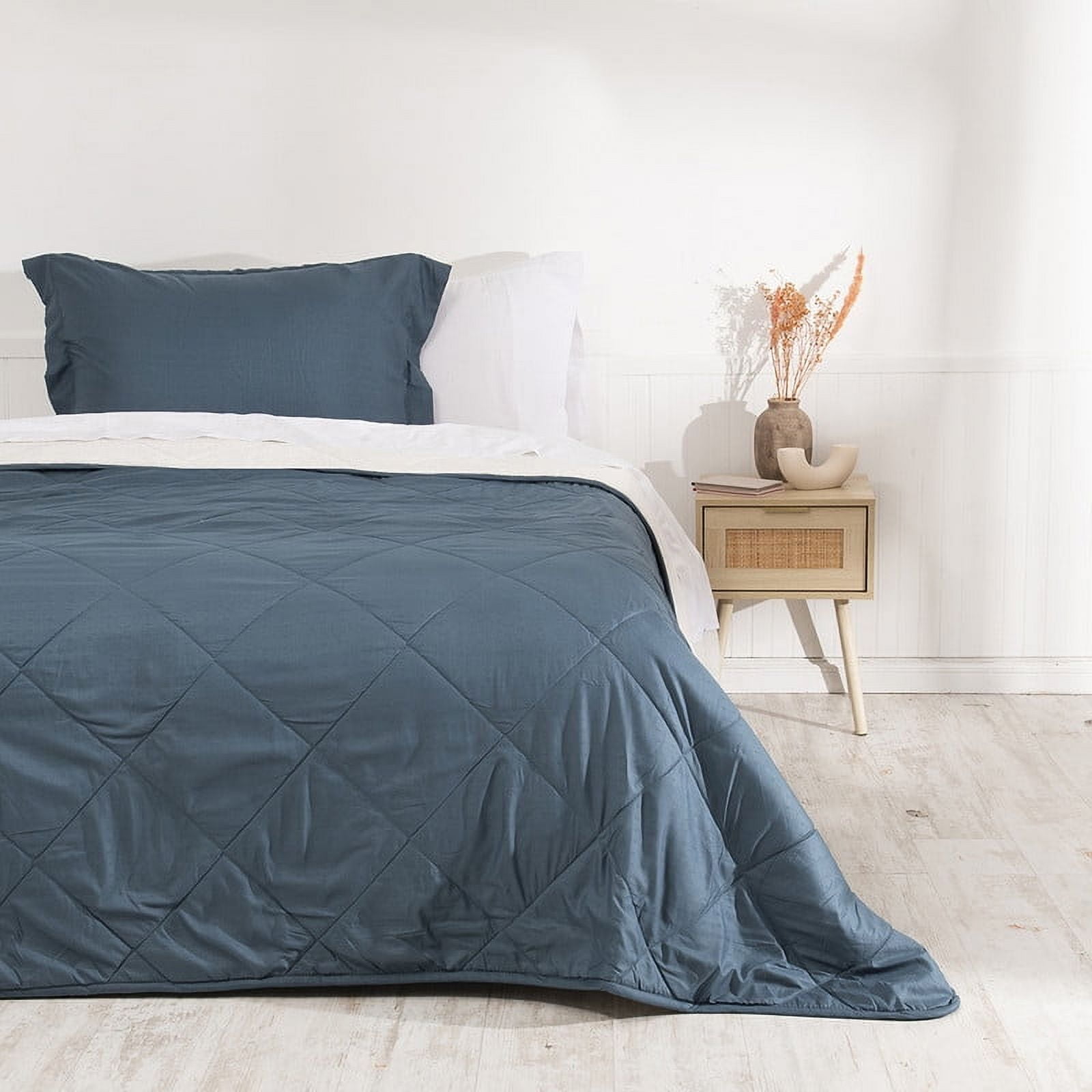 Mashini - Plumon Emboss+sherpa 1.5 P Azul