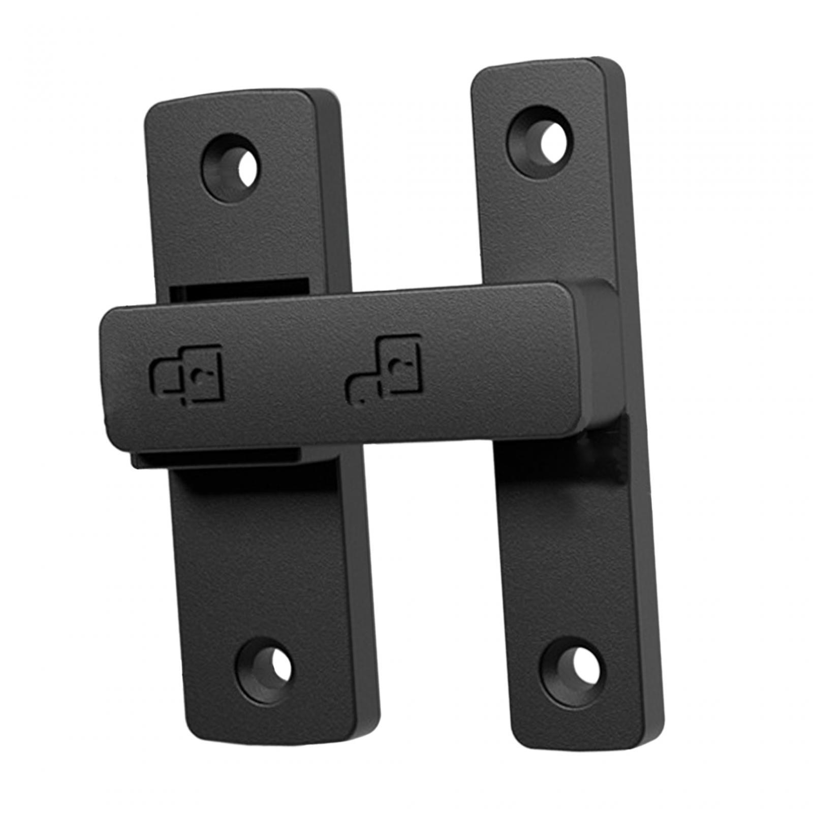 Bothyi - Pestillo De Puerta De 180 Grados, Cerradura De Perno Para Puertas, Para Jardín, Interior, Exterior, Oficina, Negro