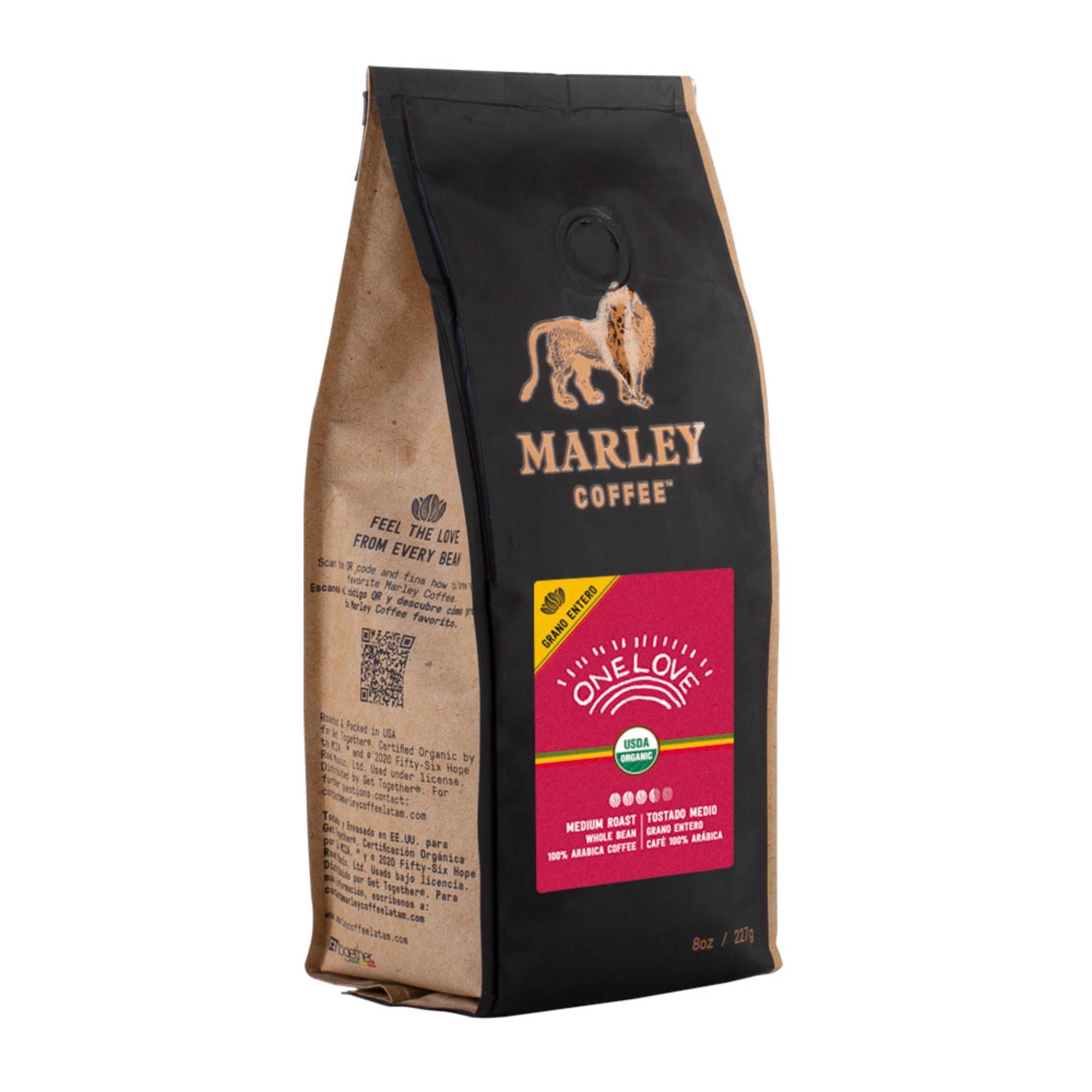 Café Grano Orgánico One Love Bolsa 227 g Marley Coffee