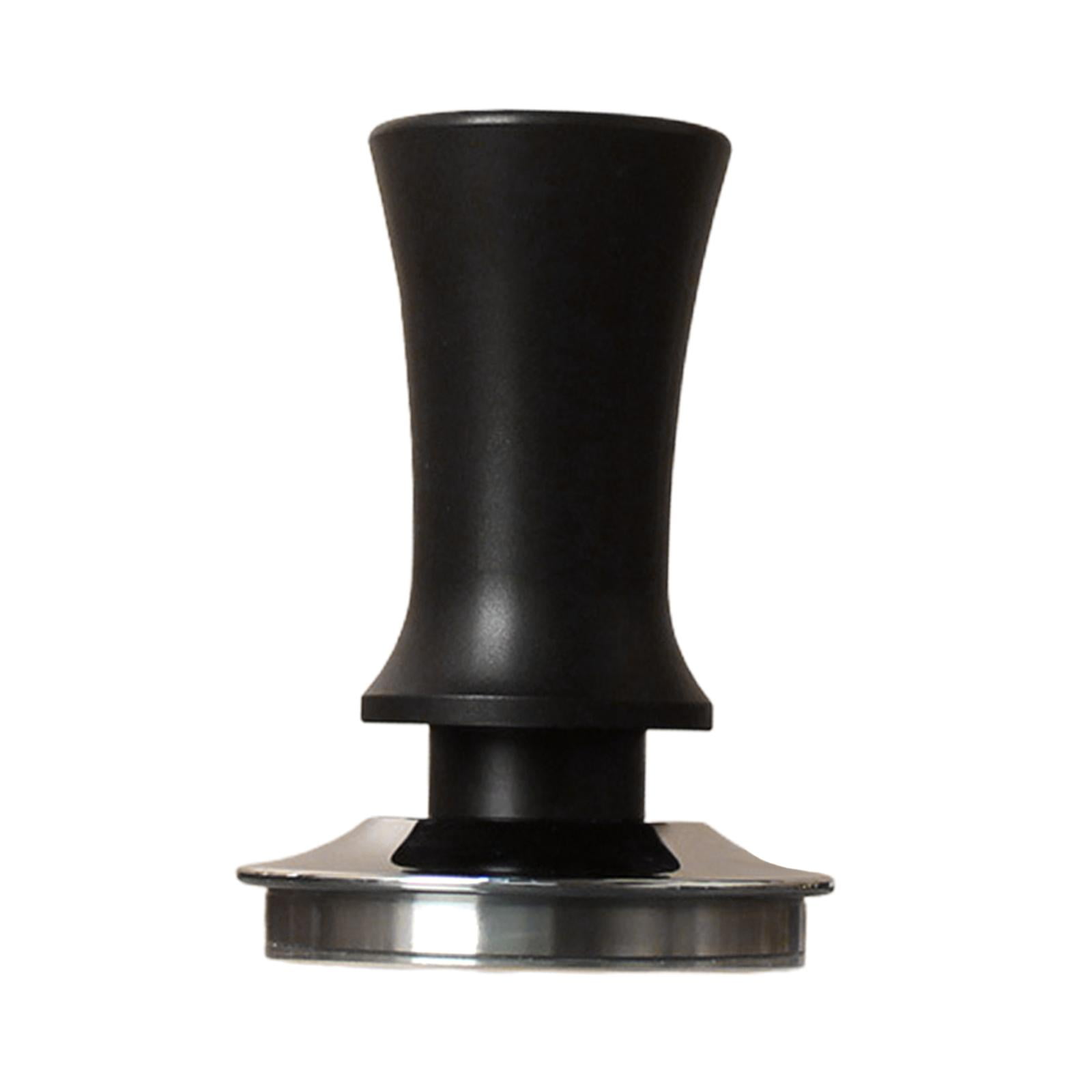 Magideal - Espresso Tamper Calibrado Cargado Por Resorte Presión Plana Cómodo De Agarrar, Presionado Verticalmente Herramienta De Mango De Aleación De Aluminio 58 Mm