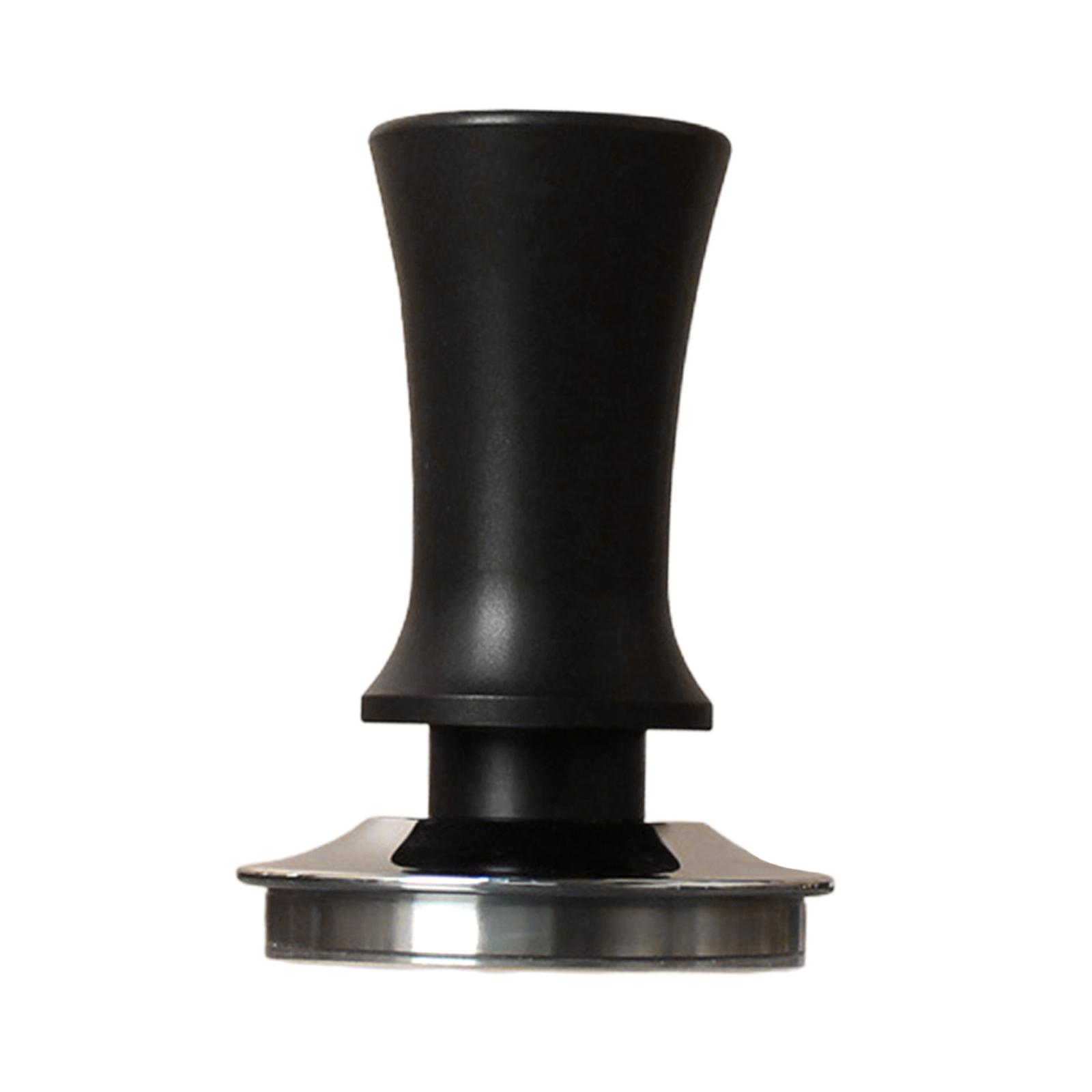 Magideal - Espresso Tamper Calibrado Cargado Por Resorte Presión Plana Cómodo De Agarrar, Presionado Verticalmente Herramienta De Mango De Aleación De Aluminio 58 Mm