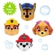 thumbnail image 2 of Set de juguetes Squirt de Nickelodeon Paw Patrol Chase, Marshall, Rubble y Skye para que los niños se diviertan a la hora del baño, multicolor, 4 piezas, 2 of 7