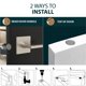 thumbnail image 3 of Cierre magnético oculto para puertas falsas Mega Handles, 3 of 8