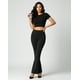 thumbnail image 1 of Pantalón Palazzo Mujer Elasticado Brilloso Tendencia Biribum, 1 of 3