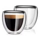 thumbnail image 4 of Taza Cafe 4 Vasos Vidrio Mug Doble Pared Térmica Reforzada, 4 of 8