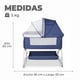 thumbnail image 3 of Cuna Colecho Moises Bebe Mecedora 6 Alturas Safe&soft Azul, 3 of 5