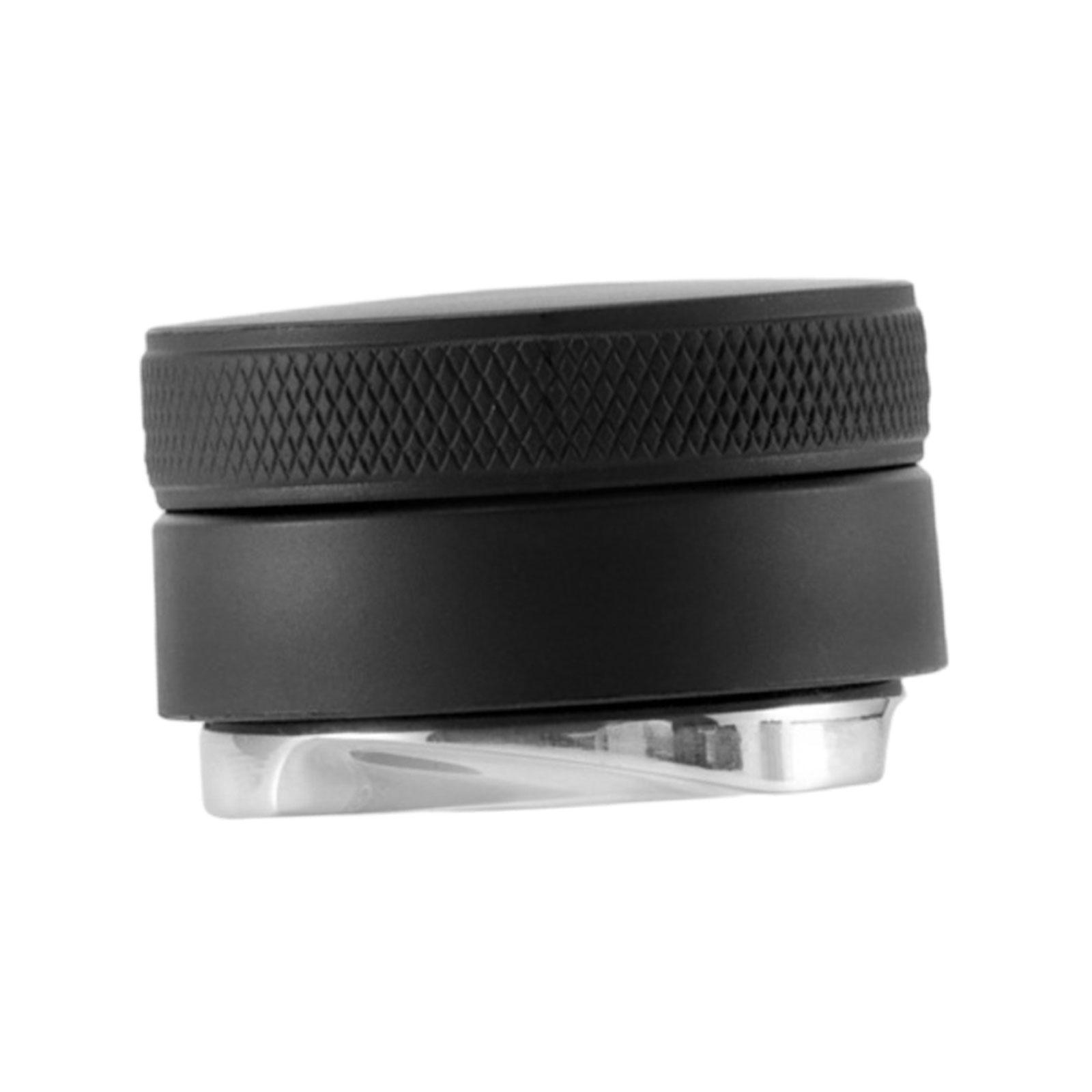 Magideal - Herramienta De Distribución De Manipulación De Café Expreso, Nivelador De Café Biselado De Tres Ángulos De Fácil Limpieza Para Utensilios De Café, Sum Negro 51Mm