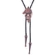thumbnail image 3 of Bolo Tie, Wolf Leather Rodeo Gift Native Alloy vintage Ajustable Disfraz para Navidad Cumpleaños Hombres Mujeres , marrón, 3 of 5