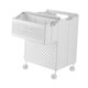 thumbnail image 5 of Cesto De Ropa Sucia Plegable Con Ruedas, Cesta Para Ropa Sucia, Color Blanco, 5 of 5
