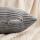 thumbnail image 3 of Funda de Cojines REGALWOVEN Juego de 2 Modernas Rayas Decorativas para Sofá Cama para Sala de Estar Gris 18" x 18", 3 of 7