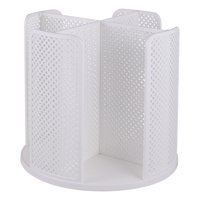 Magideal - Soporte Organizador De Almacenamiento Para Tazas Y Tapas De Café, 4 Compartimentos, Dispensador De Almacenamiento Multifunción Para Restaurante, Tiend Blanco