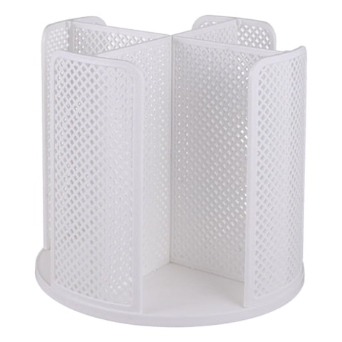 Magideal - Soporte Organizador De Almacenamiento Para Tazas Y Tapas De Café, 4 Compartimentos, Dispensador De Almacenamiento Multifunción Para Restaurante, Tiend Blanco