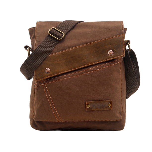 Nuevo bolso de lona para hombre, bolso bandolera vertical para hombre y mujer, bolso de un solo hombro