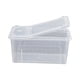 thumbnail image 4 of Caja de cría de reptiles, jaula de hábitat animal con pequeños orificios de ventilación, caja transparente para incubar terrario para gusanos de seda,, 4 of 5