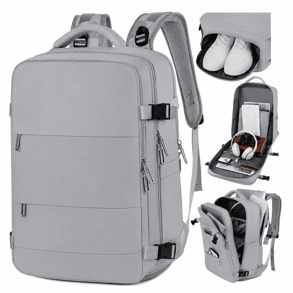 Mochila De Viaje Laptop Compartimento Zapatos Impermeable