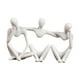 thumbnail image 1 of Estatua De Pensador Abstracto Estatuilla Humana Adorno De Estilo Nórdico Para Restaurante Blanco, 1 of 3
