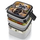thumbnail image 4 of Mapache Fiambrera de Doble Capa, Contenedor de Almuerzo Portátil Apilable, Almacenamiento de Alimentos Hermético a Prueba de Fugas, 1000ml, 4 of 6