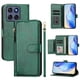thumbnail image 1 of Funda Billetera Cremallera para Motorola Edge 60 Fusion con Porta Tarjetas, Soporte y Correa Verde, 1 of 5