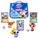 thumbnail image 1 of Figura de juguete Littlest Pet Shop, paquete de tres unidades, serie 4, Gen 7, auténtica cabeza de pompón LPS, animal de juguete coleccionable, a partir de 4 años, 1 of 7