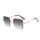 thumbnail image 4 of Trendy Oversized Rimless Sunglasses for Women - UV Protection Metal Eyewear for Outdoor Hiking, 4 of 5