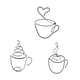 thumbnail image 3 of Decoración de pared de 3 piezas con taza de café, decoración de pared, decoración del hogar, regalo, adorno, letrero de café para baño, vacaciones, fi, 3 of 5