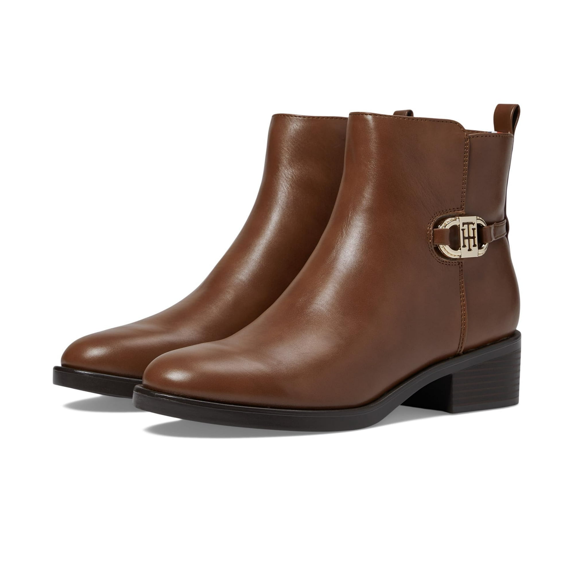Bota Tommy Hilfiger Imiera Gingerbread Para Mujer, Talla 7
