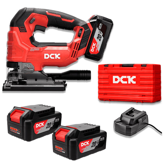 Sierra Caladora 26mm Sable DCK 3500rpm + 2 Baterías 4ah+cargador 2A + Maleta De Transporte